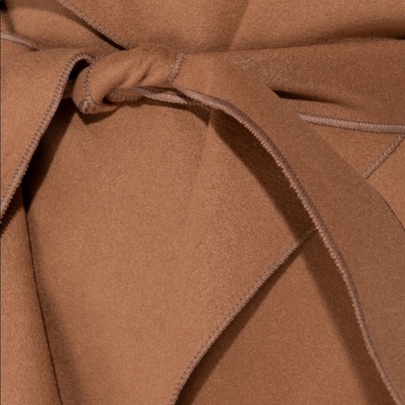 Brown Maxi Oversized Belted Waterfall Coat - Picture 8 of 9